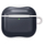 Kuti mbrojtëse Spigen Classic C1 për AirPods 4, polikarbonat, me karabinë, gri grafit me të bardhë