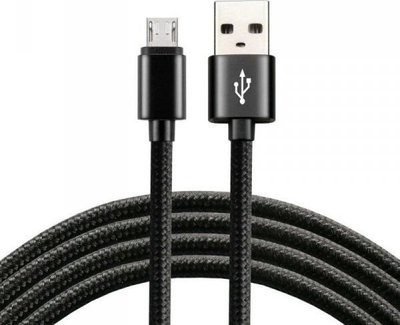 Kabllo USB Everactive CBB-2MB, USB në micro USB, 2m, najlon