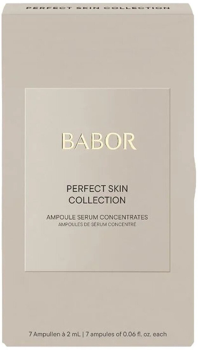 Set serumi Babor Perfect Skin Collection, 7x2ml, për lagështi edhe shkëlqim