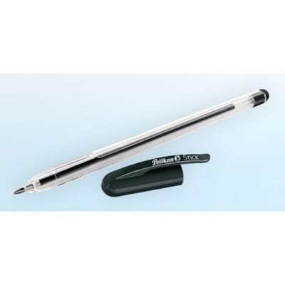 Stilolaps me bojë Pelikan Stick Super Soft, majë klasike, bojë e zezë