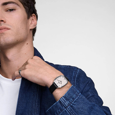 Orë dore Daniel Wellington Marlon Sheffield DW00100813, unisex, e zezë