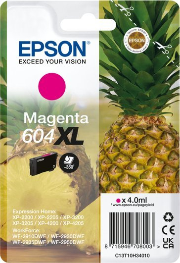 Kartush boje Epson 604XL, magenta, rendiment i lartë, origjinal