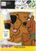 Maskë mbrojtëse Scooby Doo, 3 shtresa, 2 copë në paketë, me shumë ngjyra