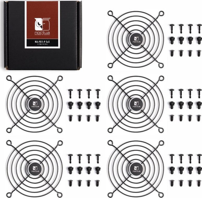 Rrjetë mbrojtëse për ventilator Noctua NA-FG1-9 Sx5, 92 mm, e zezë