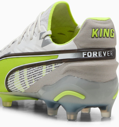 Këpucë futbolli Puma King Ultimate Forever FG AG, për burra, gri jeshile