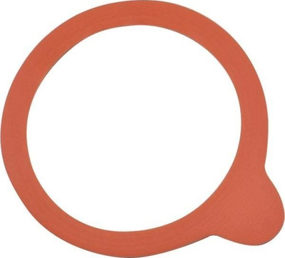 Unaza gome Plast Team Weck, Ø6.7cm, set 10 copë, e kuqe