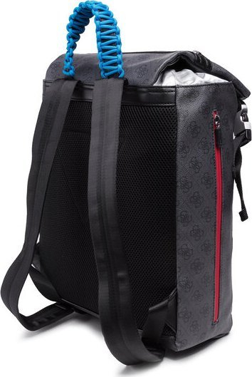 Çantë shpine Guess Salameda, për laptop 14", poliester, blu