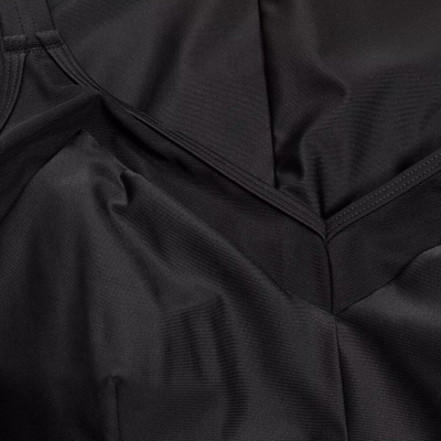 Rrobë banje njëpjesëshe Speedo Eco Mesh Detail 1p për goca, me rripa që rregullohen, ngjyrë e zezë