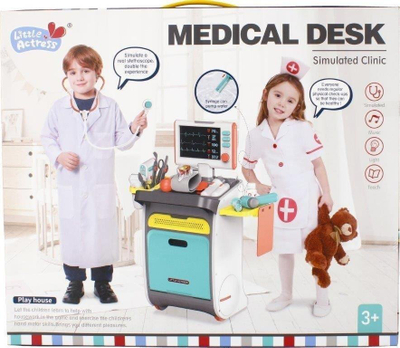 Set mjekësor lodër Little Actress Medical Desk, me dritë dhe zë, për kalamaj 3+