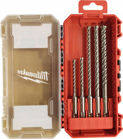 Set stërvitjesh çekiçi Milwaukee MX4, 5 copë, majë karbidi