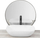 Lavabo mbi banak Rea Claudia, 51cm, e bardhë