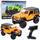 Makina me telekomandë Jeep Wrangler Rock Crawler, 1:14, 4x4, portokalli