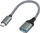 Kabllo USB LogiLink CU0106, USB C në USB A, 0.15 m, gri