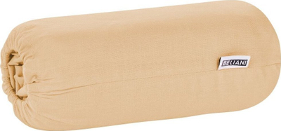 Çarçaf fitted JANBU Cotton, 90 x 200 cm, pambuk, bezhë rëre