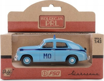 Maket makine PRL Warszawa M-20 MO Daffi, model për koleksion, për zbukurim, shumëngjyrësh