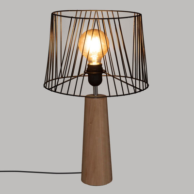 Lampë tavoline Atmosphera, 46cm, e zezë