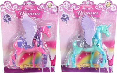 Figurine dekorative Trifox Pegasus Horse, për fëmijë, ngjyra të përziera