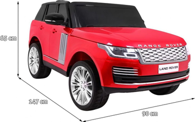 Makina elektrike për fëmijë Ramiz Range Rover HSE, 12V, 2 ulëse, e kuqe
