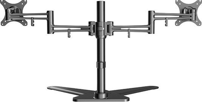 Mbajtëse monitori për 2 monitorë MS003, 17"-30", 10kg, e zezë