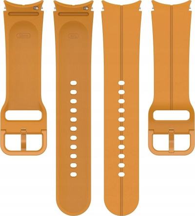 Rrip silikoni për smartwatch Samsung Galaxy Watch 4 5, unisex, i verdhë