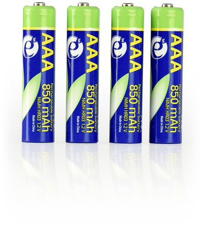 Bateri të rikarikueshme Gembird AAA, 850mAh, paketim 2 copë