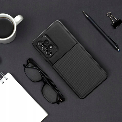 Këllëf telefoni Noble për Samsung S23 FE, i fortë, i zi
