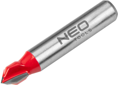 Freza për brazda V Neo Tools, TCT, 8 x 8 mm, trzpien 8 mm