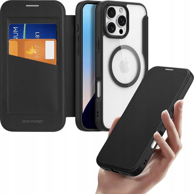 Kapak telefoni DUX DUCIS Skin X Pro Series MagSafe, për iPhone 16 Pro, i zi