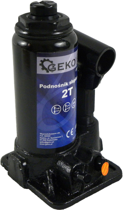 Krik хидрауличен Geko 2T, висина 148-278 mm, син