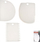 Set spatulash pastiçerie, 3 copë, për dekorim ëmbëlsirash