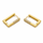 Vathë Gold Rectangle Crystal