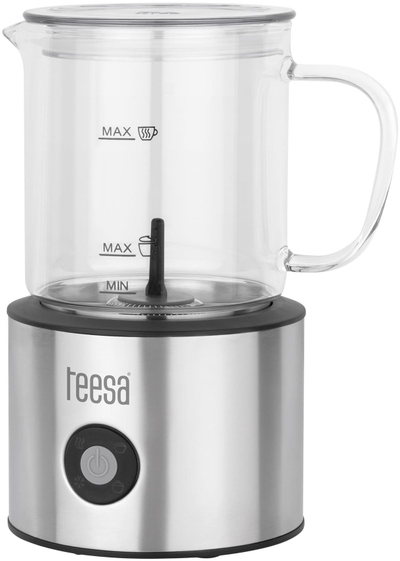 Shkumëzues qumështi Teesa Aroma Glass Jug, 740ml, 600W, transparent