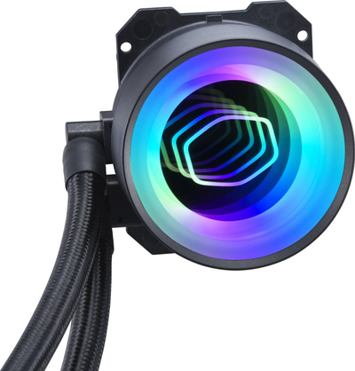 Ftohës uji për CPU Cooler Master MasterLiquid ML280 Mirror ARGB, AIO 280mm, 2x140mm, i zi
