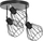 Lampë tavani Orno PINO, 3x60W, E27, e zezë