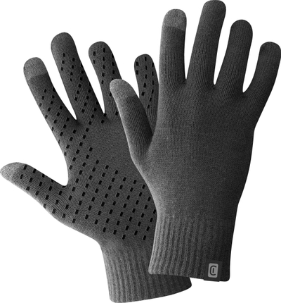 Зимски ракавици со допир Cellularline Gloves Touch Winter, големина S/M, црни
