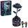 Set LEGO Wednesday Black Dahlia Flower 76784, lule dekorative, e zezë