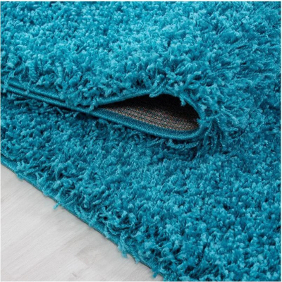 Tapet Ayyildiz Carpets Life Shaggy 1500, me push të gjatë, drejtkëndor, ngjyrë turkeze