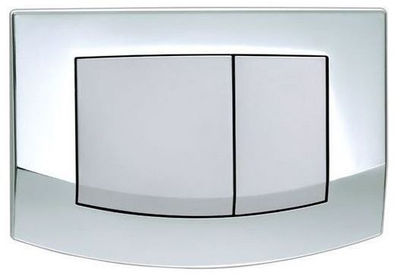 Buton shkarkimi WC Tece Ambia 9.240.254, dual flush, krom me shkëlqim