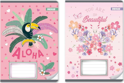Fletore Beniamin Girl A5, 32 fletë, me vija, rozë, set 10 copë