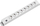 Prizë zgjatese rack Bachmann 19", 8 dalje SCHUKO, 1U, e zezë