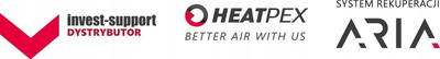 Rekuperator ventilimi Heatpex Aria Vitale Gold 300, 300 m³/h, me rikuperim nxehtësie, i zi