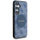 Maskë telefoni Guess 4G Round Patch Classic MagSafe për Samsung Galaxy S25 Plus, TPU PC lëkurë eko, blu