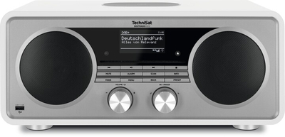 Radio Dixhitale TechniSat DigitRadio 602, e bardhë/argjend