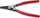 Pinca për unaza sigurie Knipex 45 11 170, 170mm, me sustë, metalike