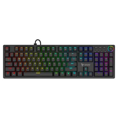 Tastierë mekanike Savio Styx, Outemu Red, RGB, me kabllo