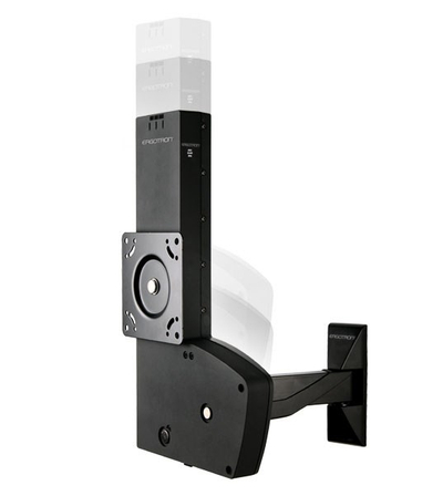 Mbajtëse muri për TV Ergotron 61-113-085 Glide, LD-X, e zezë