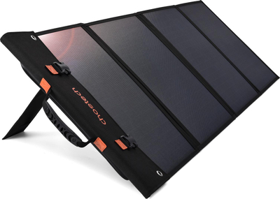 Panel diellor portabël Choetech 120W, dalje USB C USB A DC, i zi