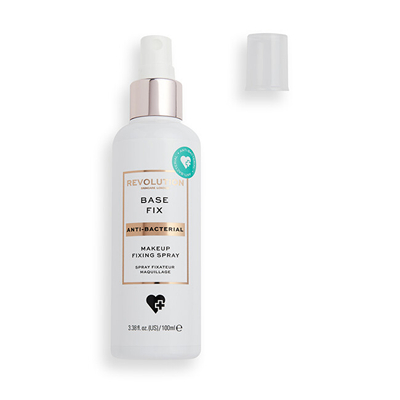 Sprej fiksues për grim Revolution Skincare Anti-Bacterial Base Fix, 100 ml