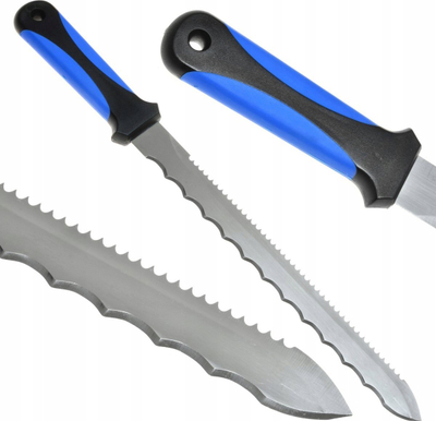 Thikë për lesh mineral dhe stiropor Hard Head 280, teh 28 cm, çelik inoks, dorezë e rehatshme