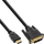 Kabllo HDMI në DVI-D InLine B 17662P, 2m, e zezë